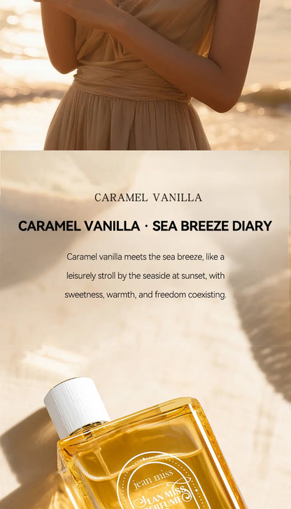 Women Perfume Long-lasting Fresh Caramel Vanilla - 10H Naturally Refreshing Romantic Encounter Gourmand Sweet EDP Spray - Shello's Creative Boutique