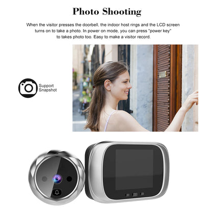 Digital Door Viewer Peephole Camera 2.8 Inch with Night Vision & Photo Capture