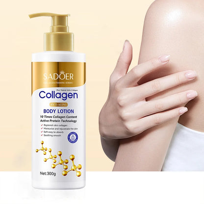 Collagen Milk Bleaching Face Body Cream Whitening Skin Moisturizing Lotion Lightening Care - Shello's Creative Boutique