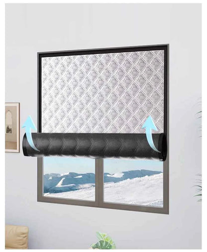 Curtains for winter warmth and windproof, fully sealed, window insulation film, insulated curtains, door curtains, cold proof