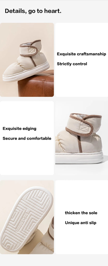 Unisex Winter Snow Boots - Waterproof Plush Anti-Slip Cotton Boots - Shello's Creative Boutique
