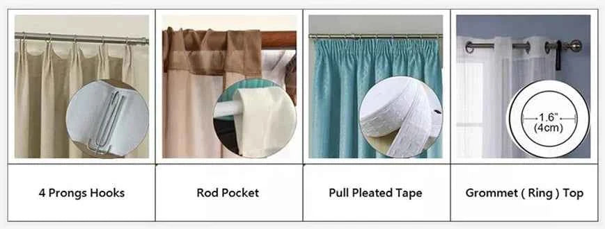 European Luxury Velvet Curtains - Embroidered Floral Tulle Blackout Drapes for Living Room