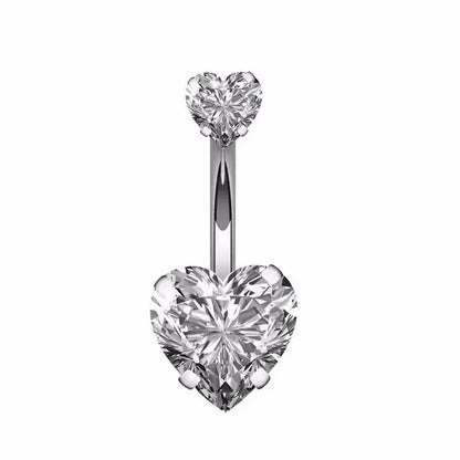 Pink Stainless Steel Belly Button Ring – Animal & Butterfly Styles