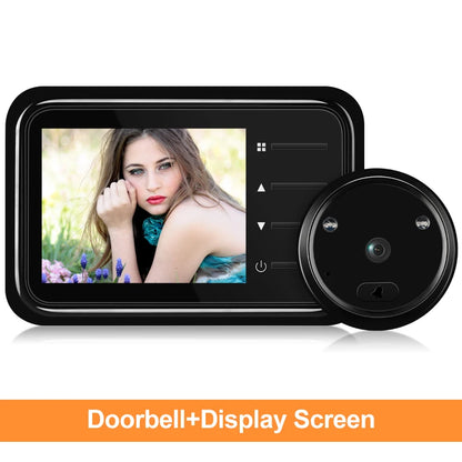 2.4 Inch LCD Door Peephole Camera with IR Night Vision & Video Recording