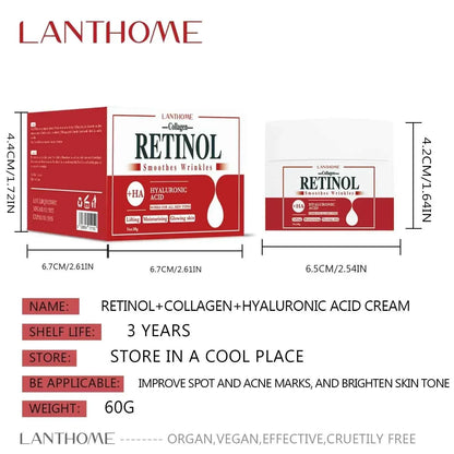 eelhoe 3-in-1 Whitening & Repair Cream – Retinol + Collagen + Hyaluronic Acid – 50ml - Shello's Creative Boutique
