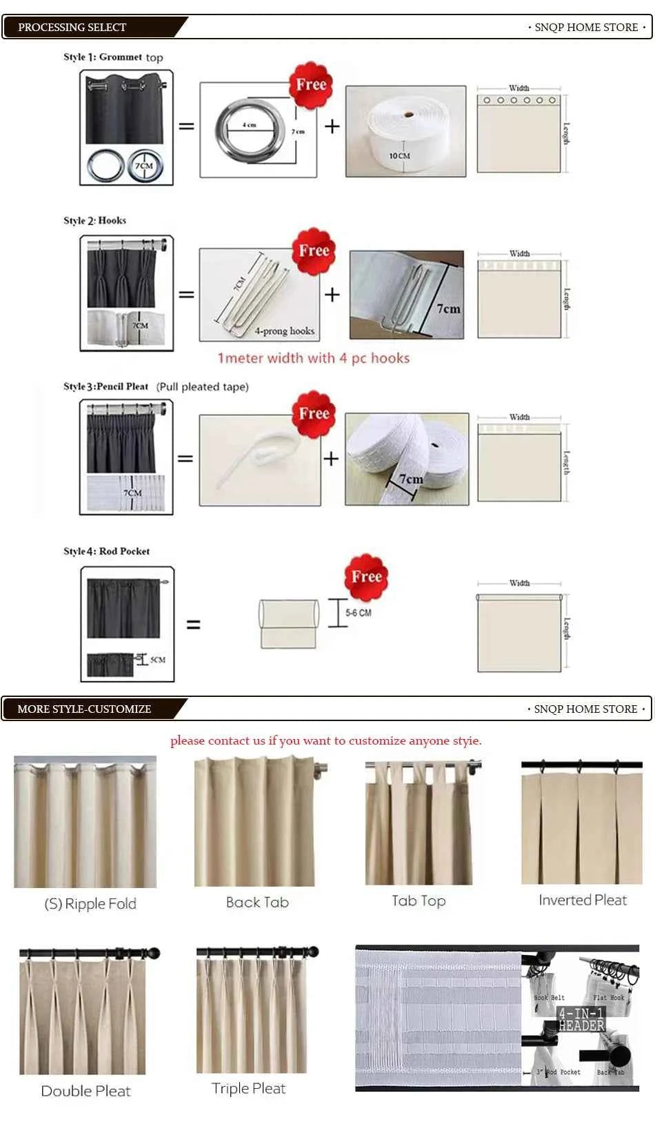 Custom Size French Spliced curtains for Living Room Bedroom Light Luxury Blackout Curtains Thickened Chenille White Tulle