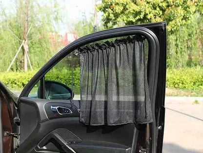 Summer Car Sunshade Curtains  , Blocks UV Rays, Keeps Interior Cool, and Protects from Fading - Durable and Easy to Install
