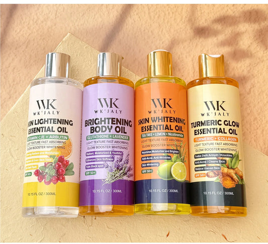 WK JALY Whitening Essential Body Oil Series, Clean Skin, Moisturizing, Nourishing, Remove Acne, Black Spots, for All Skin Types - Shello's Creative Boutique