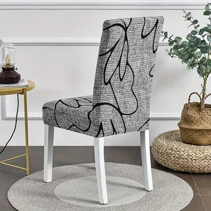 Dining Chair Covers Set - Elastic Stretch Slipcovers - Shello's Creative Boutique