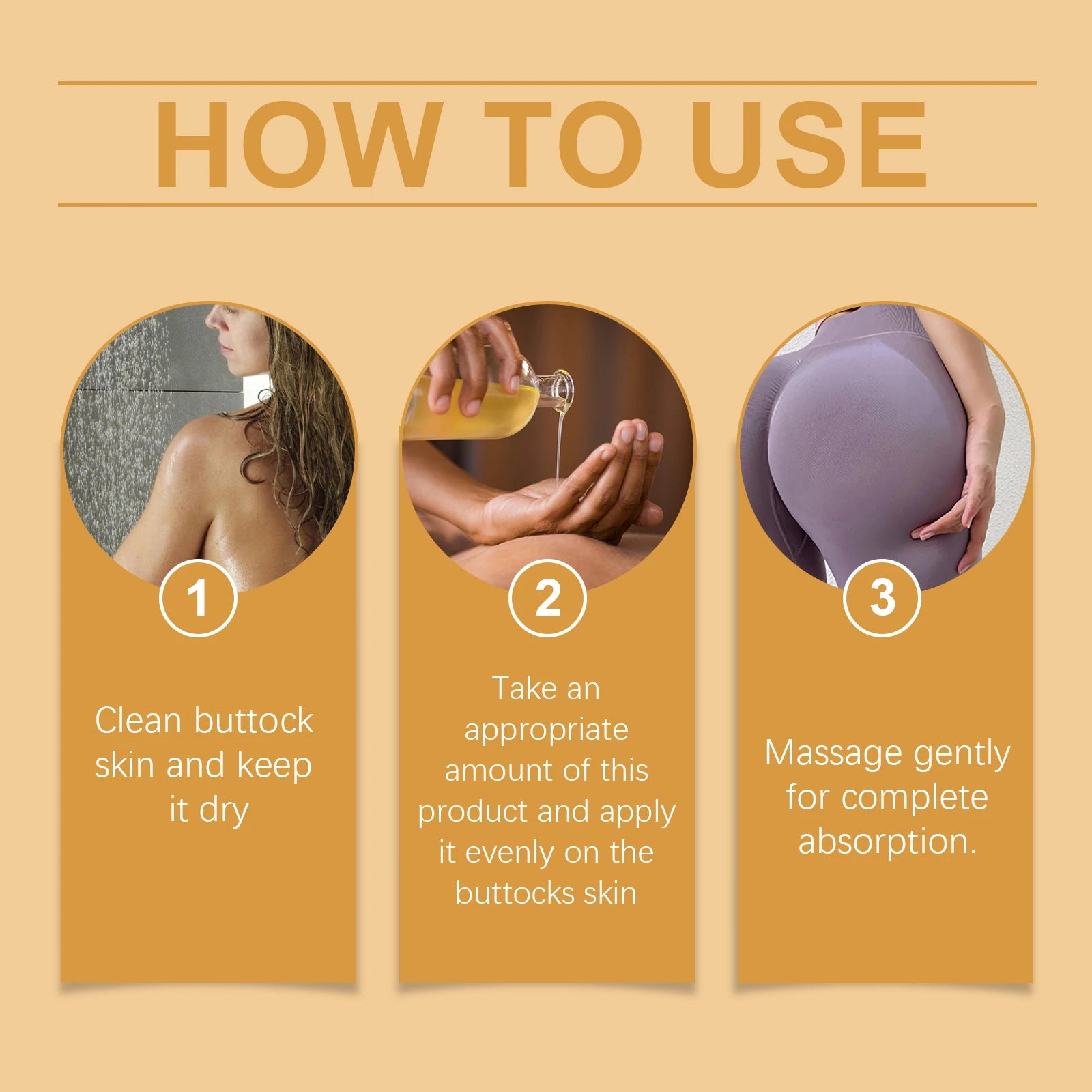 Hip Lifting Oil Buttock Lifting Oil Firming Nourishing Moisturize Tighten Shaper Bum Sexy Body Butt Massage Care Essential Oil - Shello's Creative Boutique