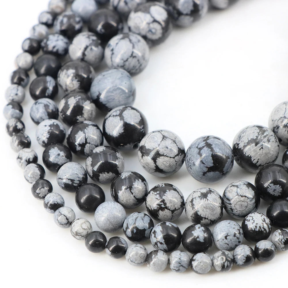 Natural Stone Beads for Jewellery Making – Blue Tiger Eye, Amethyst & Rose Quartz | 4/6/8/10mm