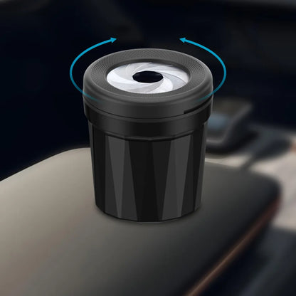 Rotating Car Ashtray With Lid – Fly-Proof Easy Clean Auto Ashtray