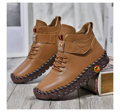 Cushioned Leather Flat Loafers – Comfortable Driving Shoes for Women - Shello's Creative Boutique