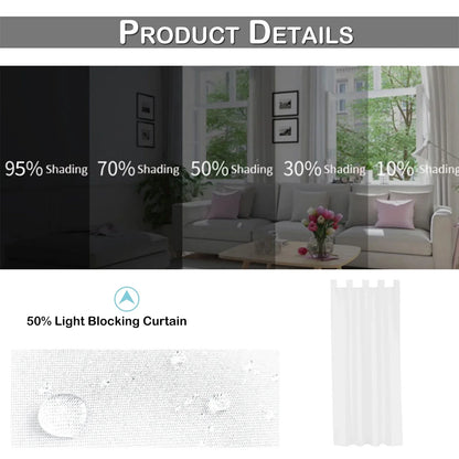 Outdoor Blackout Curtains – Waterproof Patio Drapes - Shello's Creative Boutique