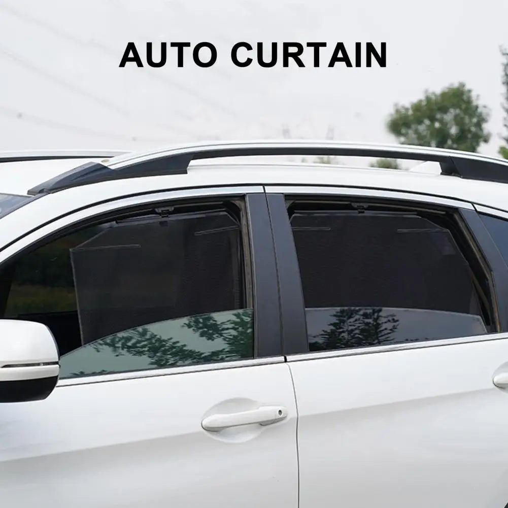 Automatic Car Window Curtains - Retractable Sunshade - Shello's Creative Boutique