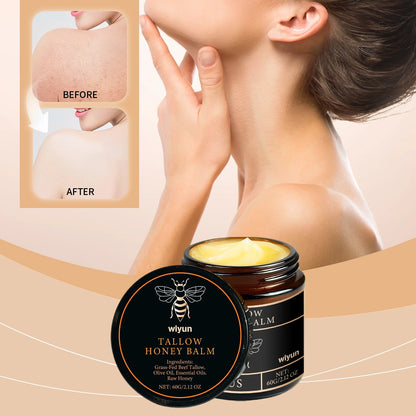 Tallow Honey Cream Glow Hydrating Skin Improve Elasticity Soft Bleaching Improve Dullness Firming Face Body Moisturizer Lotion - Shello's Creative Boutique