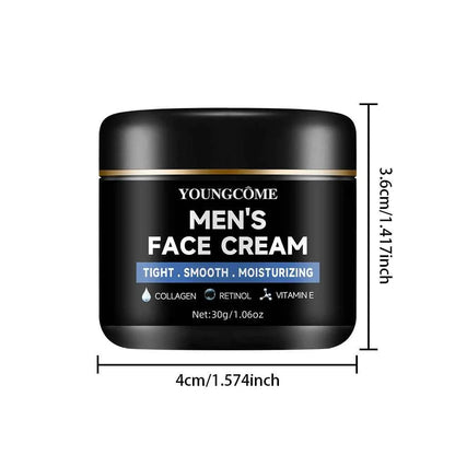 Men's Collagen Moisturizing Cream with Retinol and Vitamins, Refreshing and Hydrating,Anti-Wrinkle Aging Moisturizing Cream