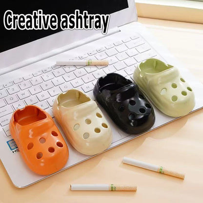 Cute Shoe Ashtray – Flame Retardant Anti-Fly Ash PP Ashtray for Home, Office & Hotel