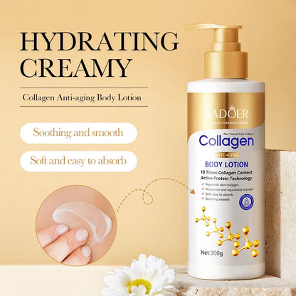 Collagen Milk Bleaching Face Body Cream Whitening Skin Moisturizing Lotion Lightening Care - Shello's Creative Boutique