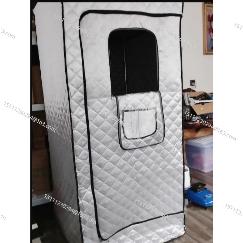 Full Body Steam Sauna Tent – 1-Person Home Spa, 3L Steamer with Remote Control & Timer