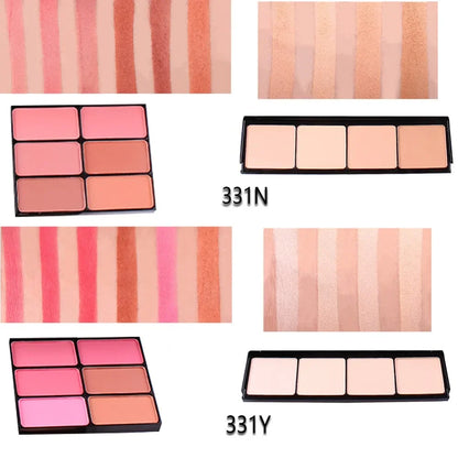 MISS ROSE Makeup Set Box Professional Eyeshadow Lip Gloss Stick Foundation Blush Powder Makeup Kit Maquiagem Cosmetics - Shello's Creative Boutique