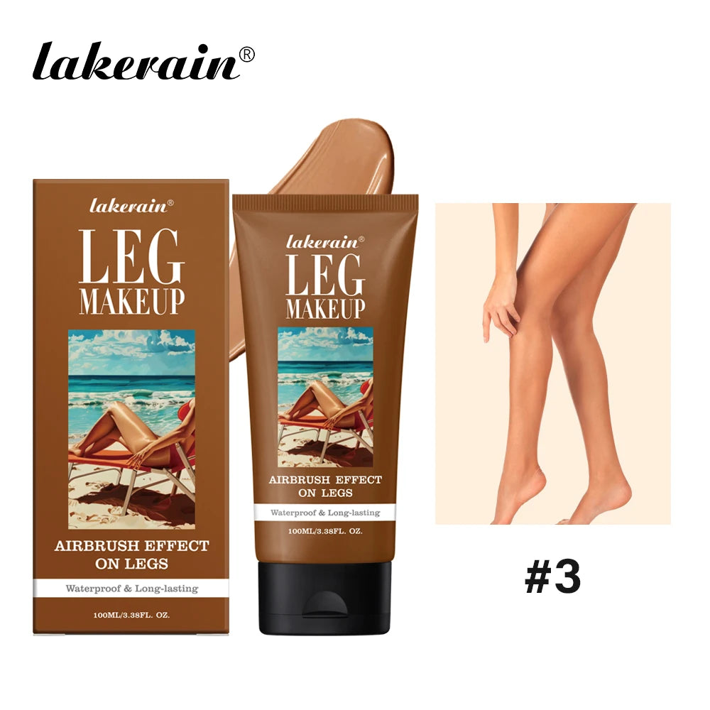 100ml Leg Makeup Long-lasting Waterproof And Anti-Transfer Concealer Even Skin Tone Wheat Tan Brown Liquid Foundation - Shello's Creative Boutique