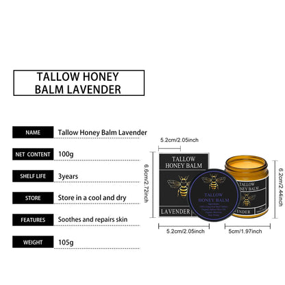 Tallow Honey Cream Glow Hydrating Skin Improve Elasticity Soft Bleaching Improve Dullness Firming Face Body Moisturizer Lotion - Shello's Creative Boutique