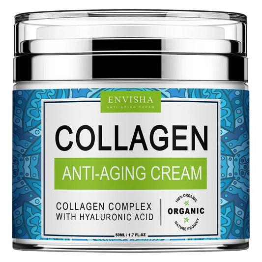 ENVISHA Collagen & Hyaluronic Acid Face Cream - Anti-Wrinkle Moisturizing Night Cream - Shello's Creative Boutique