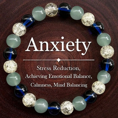 Calming Natural Stone Beaded Bracelet – Everyday Wear Stretch Bangle