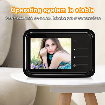 2.4 Inch LCD Door Peephole Camera with IR Night Vision & Video Recording