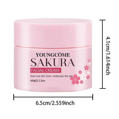 YOUNGCOME Sakura Blossom Retinol & Collagen Face Cream – 30g / 60g - Shello's Creative Boutique