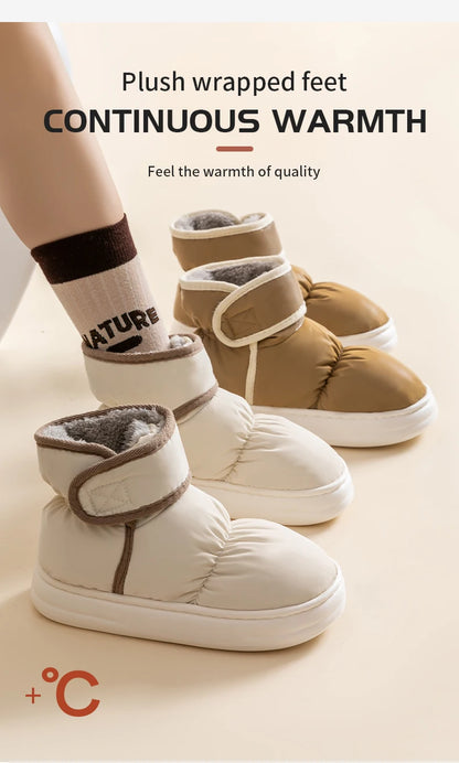 Unisex Winter Snow Boots - Waterproof Plush Anti-Slip Cotton Boots - Shello's Creative Boutique