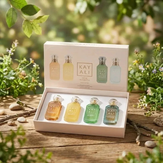 KAYALI 4x10ml Unisex Eau De Parfum Set Long Lasting Floral Fruity Musk Vanilla Royale Mini Travel Perfume Collection - Shello's Creative Boutique