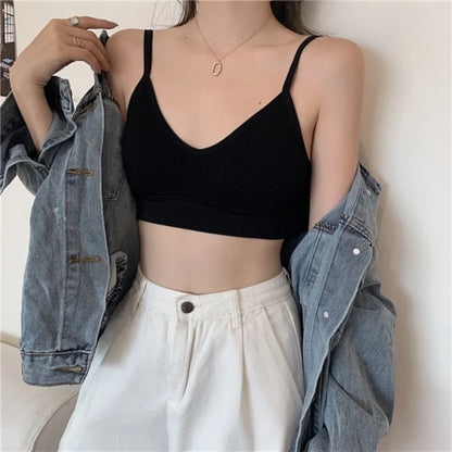 ZXYOUPING Kit 4 Seamless Bra Set – Sexy Beautiful Back Cotton-Blend Wireless