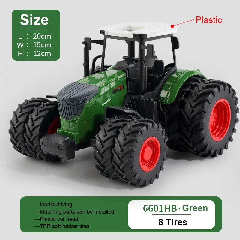 Children’s Toy Tractor Car – Multiple Diecast Models & Accessories - Shello's Creative Boutique