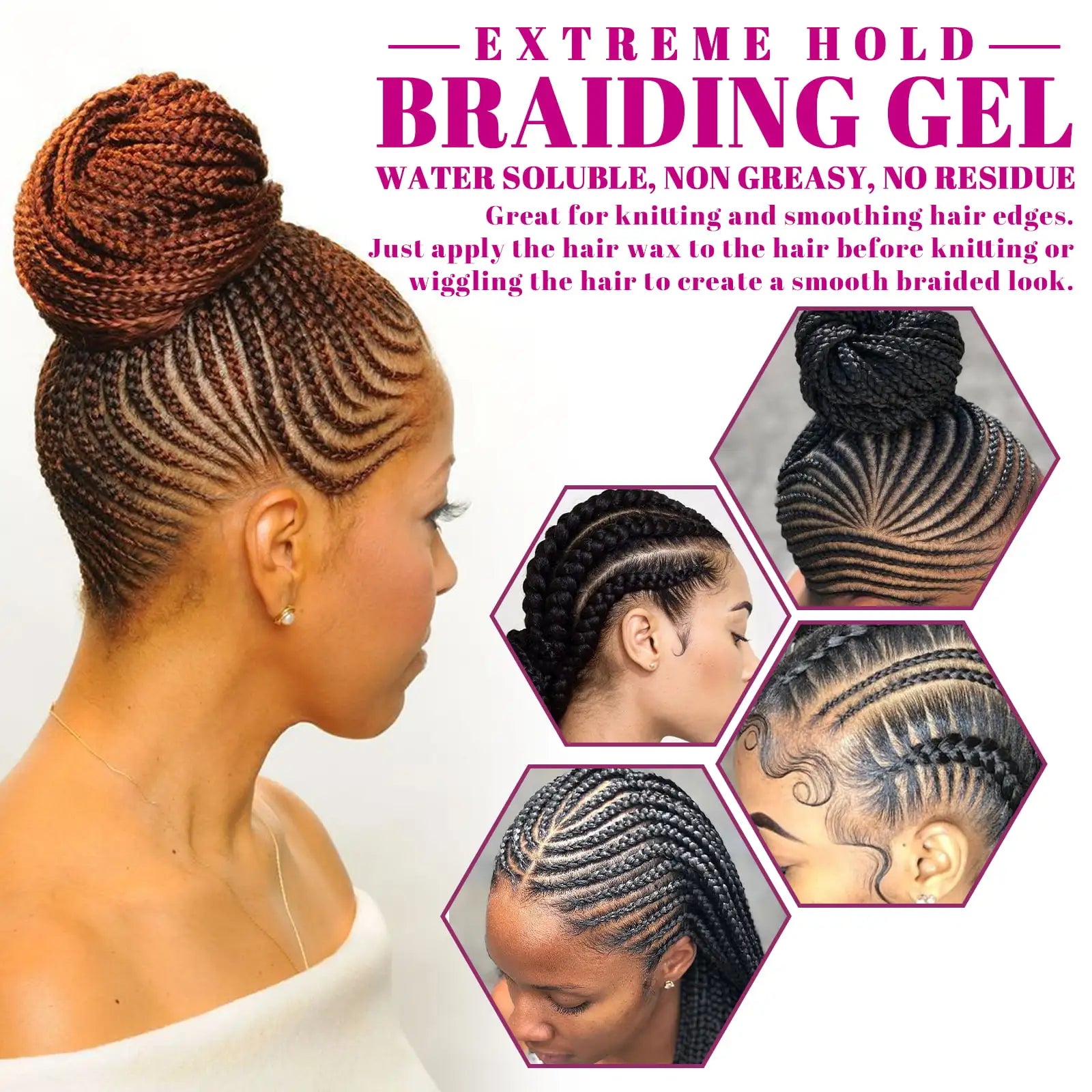 Dreadlock Styling Gel Strong Hold Frizz Dreadlock Damage Prevention & Moisturizing Styling Wax with Shine All Hair Types - Shello's Creative Boutique