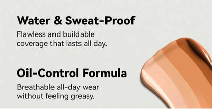 Face Foundation Cream Oil-Control Matte BBCream Waterproof Lasting Concealer Liquid Full Coverage Matte Base Professional Makeup - Shello's Creative Boutique