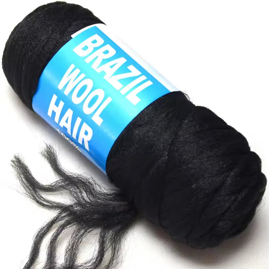 Afro Brazilian Wool Hair - African Dreadlock Braid Yarn for Extensions - Shello's Creative Boutique