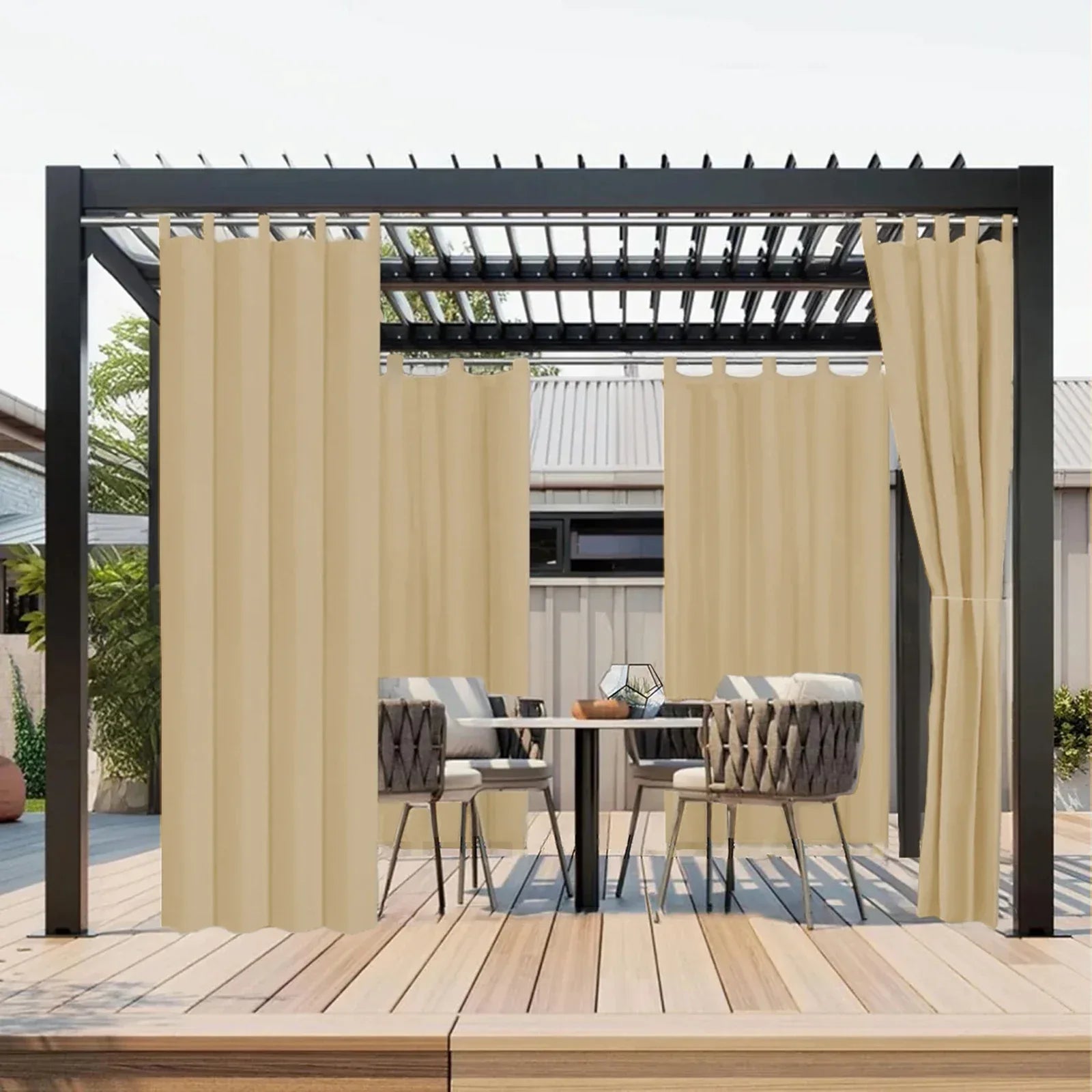 Outdoor Blackout Curtains – Waterproof Patio Drapes - Shello's Creative Boutique