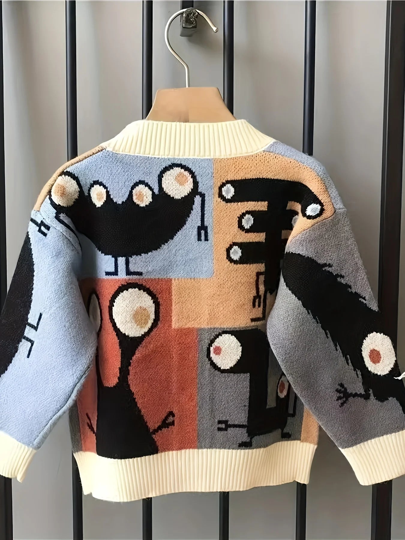 Children's Clothing Boys' Outwears Autumn and Winter New Knitted Knitwears Cartoon Tops Cardigans Korean Style Children's Outwears Shello's Creative Boutique