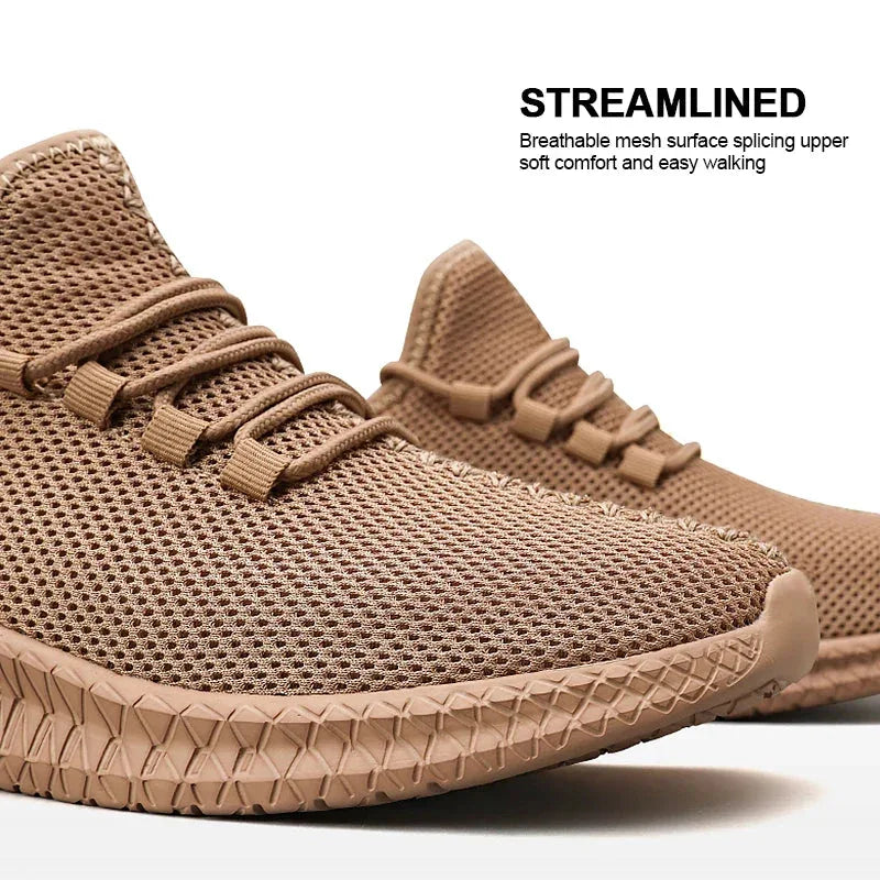 Non-Slip Breathable Trainers - Unisex Weave Knit Outdoor Sports Shoes for Running & Hiking - Shello's Creative Boutique