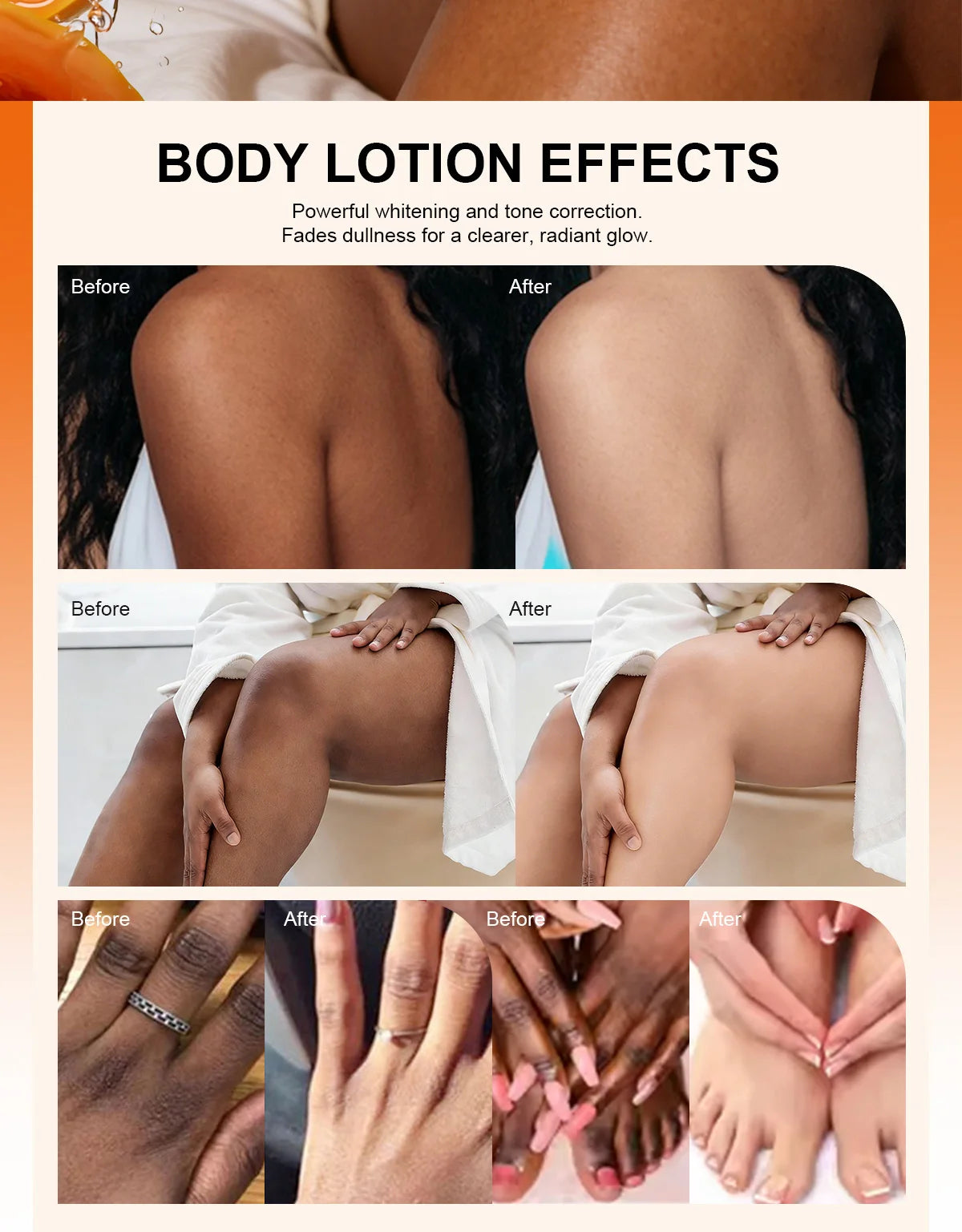 LKIAE Clear Arbutin Pawpaw Whitening Body Lotion, Moisturizing Cream, Improve Rough Skin, Remove Dark Spots, Melanin - Shello's Creative Boutique