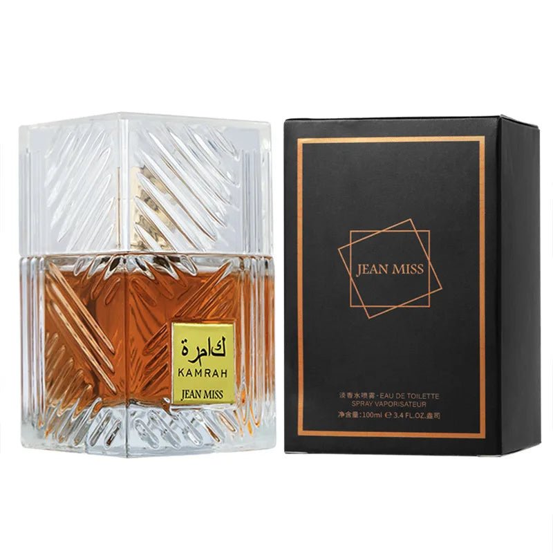 Khamrah عطر Perfume Eau De Toilette Gift Box 100ml Unisex Arabian Oud Scent Gourmand Fragrance Long Lasting Perfume For Unisex - Shello's Creative Boutique