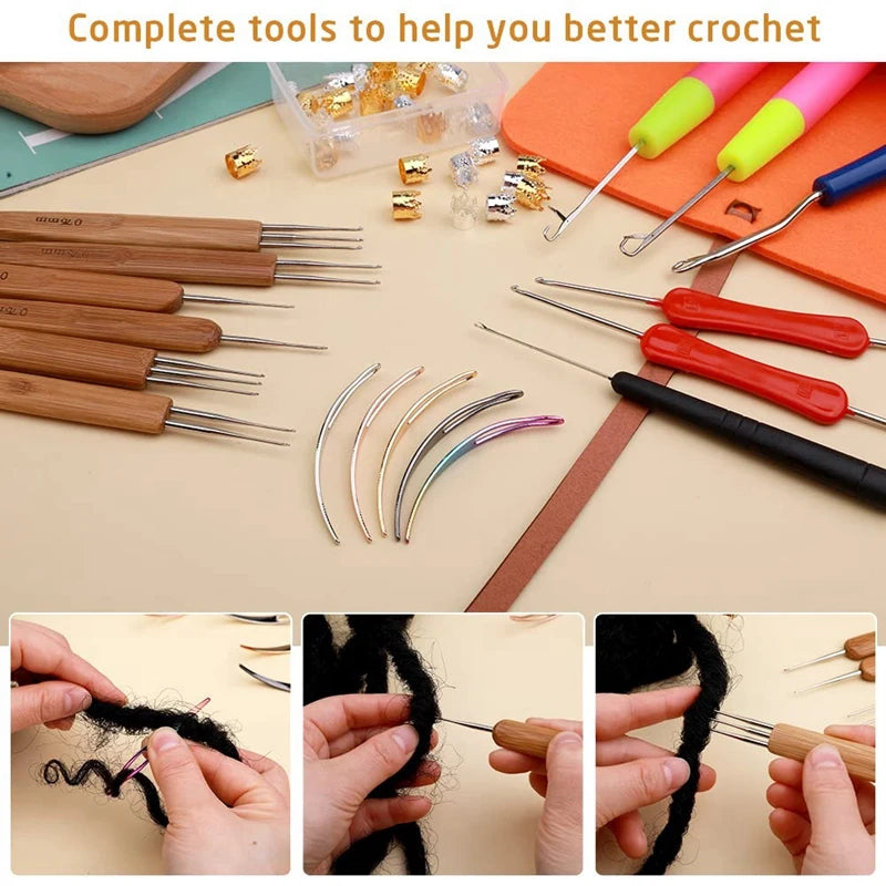 Dreadlock Crochet Hook Dreadlock Crochet Hook Tool Crochet Needle For Hair Braiding - Shello's Creative Boutique