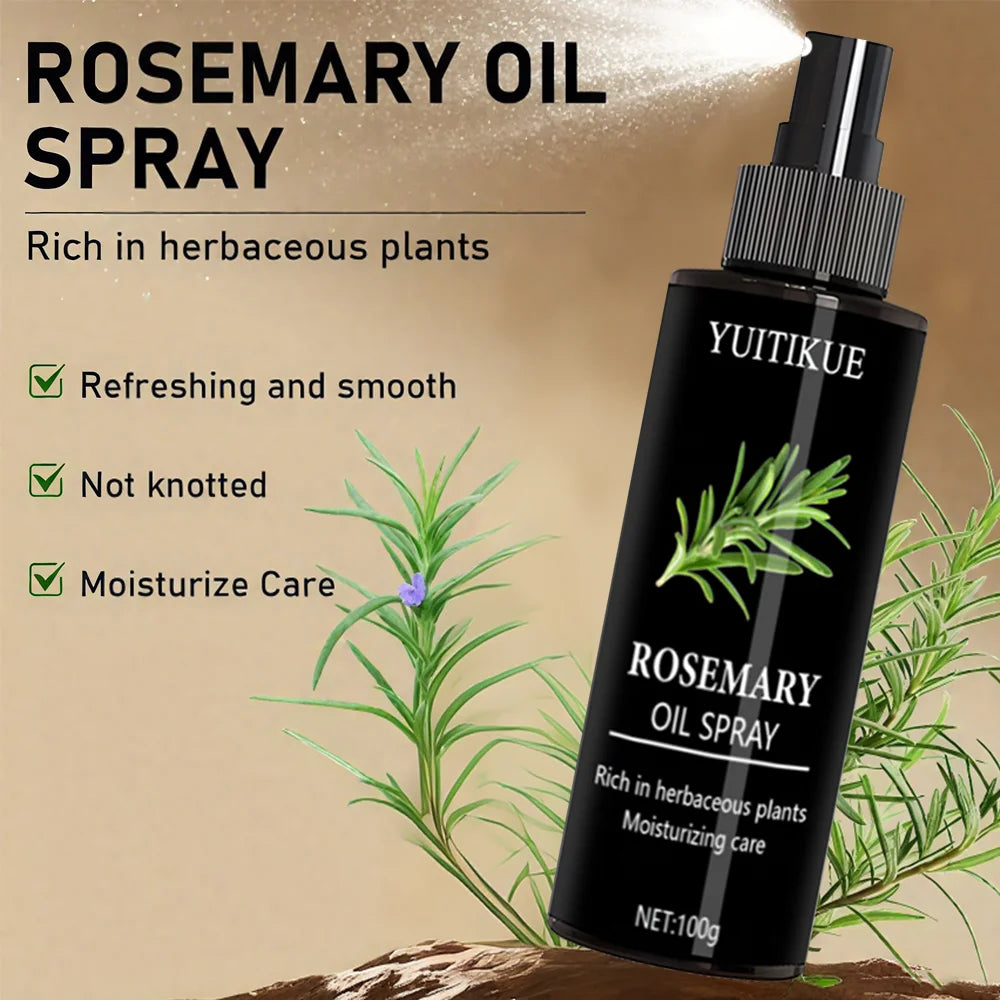 Rosemary Hair Oil Spray - Repairs Damage & Prevents Hair Loss - Shello's Creative Boutique