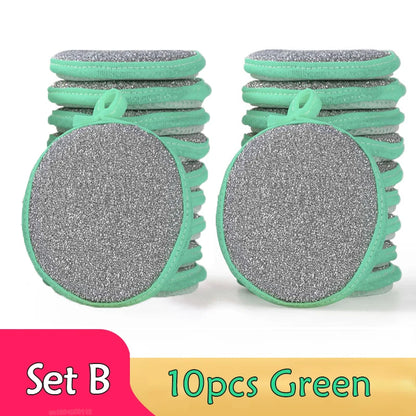 Double-Sided Dishwashing Sponges - Eco-Friendly Kitchen Cleaning