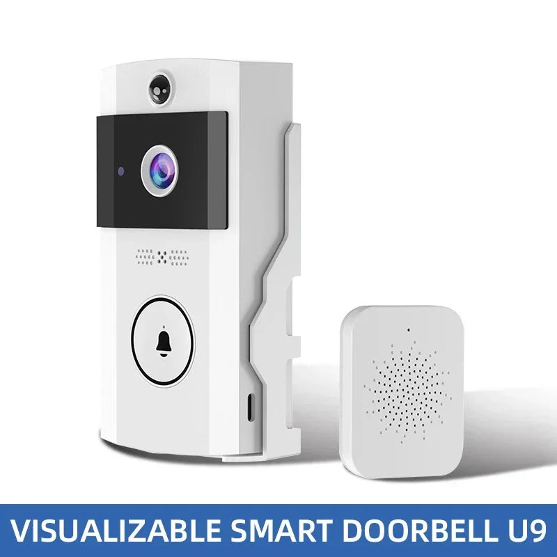 Outdoor Wireless Solar Doorbell Camera with WiFi & Waterproof Cover