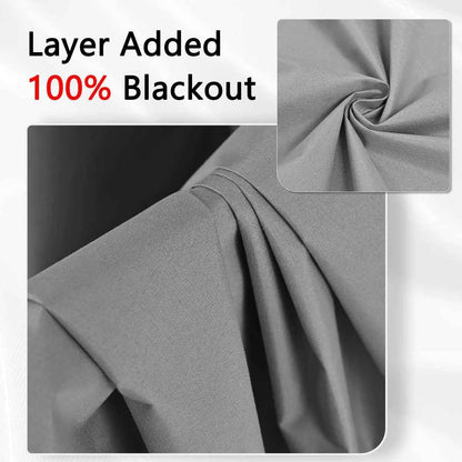 Solid Blackout Curtains with Grommets - Total Privacy Drapes for Bedroom - Shello's Creative Boutique