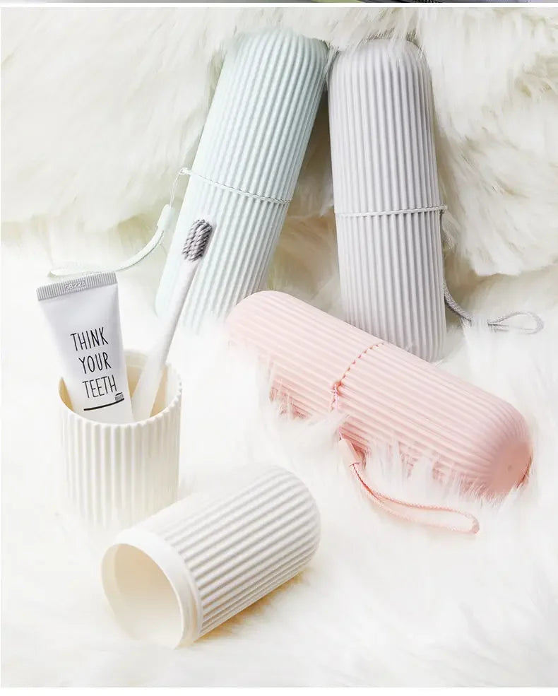 Portable Toothpaste Toothbrush Protect Holder Case Travel Camping Storage Box Protect Toothbrush Toothpaste from Dirt and Damage - Shello's Creative Boutique