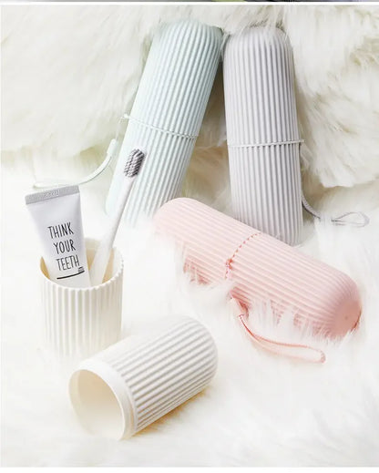 Portable Toothpaste Toothbrush Protect Holder Case Travel Camping Storage Box Protect Toothbrush Toothpaste from Dirt and Damage - Shello's Creative Boutique